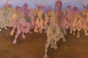 I fight for Painting with female painters